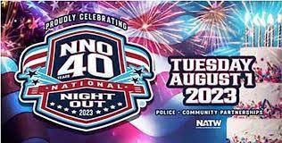 National Night Out 40 years - August 1