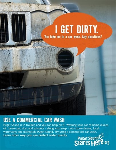 Photo of a dirty car