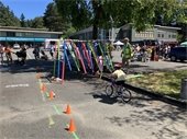 Bicycle obstacle course Bike Wash