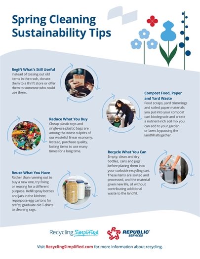 Republic Services spring sustainability tips