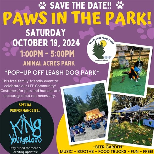 paws in the park
