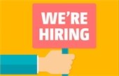 we're hiring sign