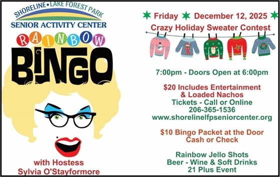 rainbow bingo flyer