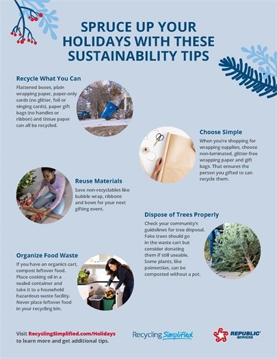 Spruce up your holidays with these sustainability tips