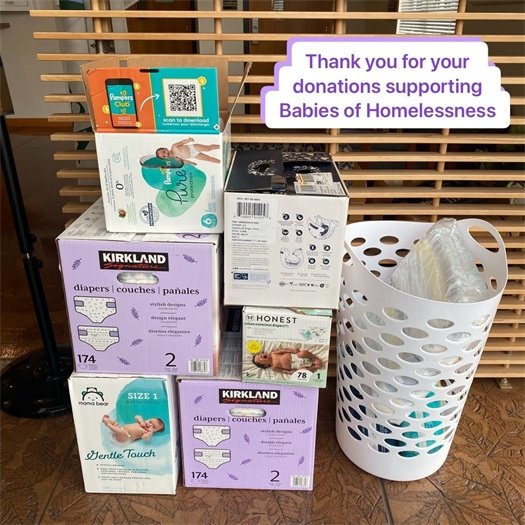 Babies of Homelessness Donations