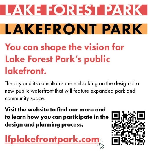 You can shape the vision for LFP's public lakefront. Visit www.lfplakefrontpark.com for more details.