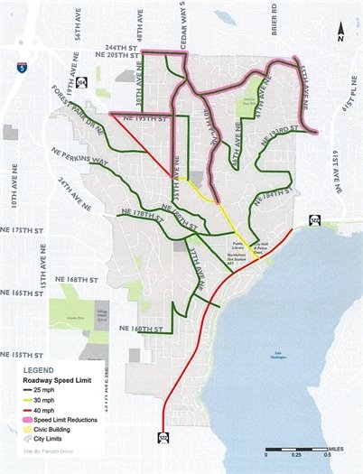Map of Lake Forest Park, WA