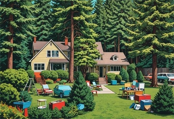 LFP Community yard sale day flyer