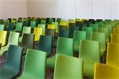 Empty chairs in a meeting room